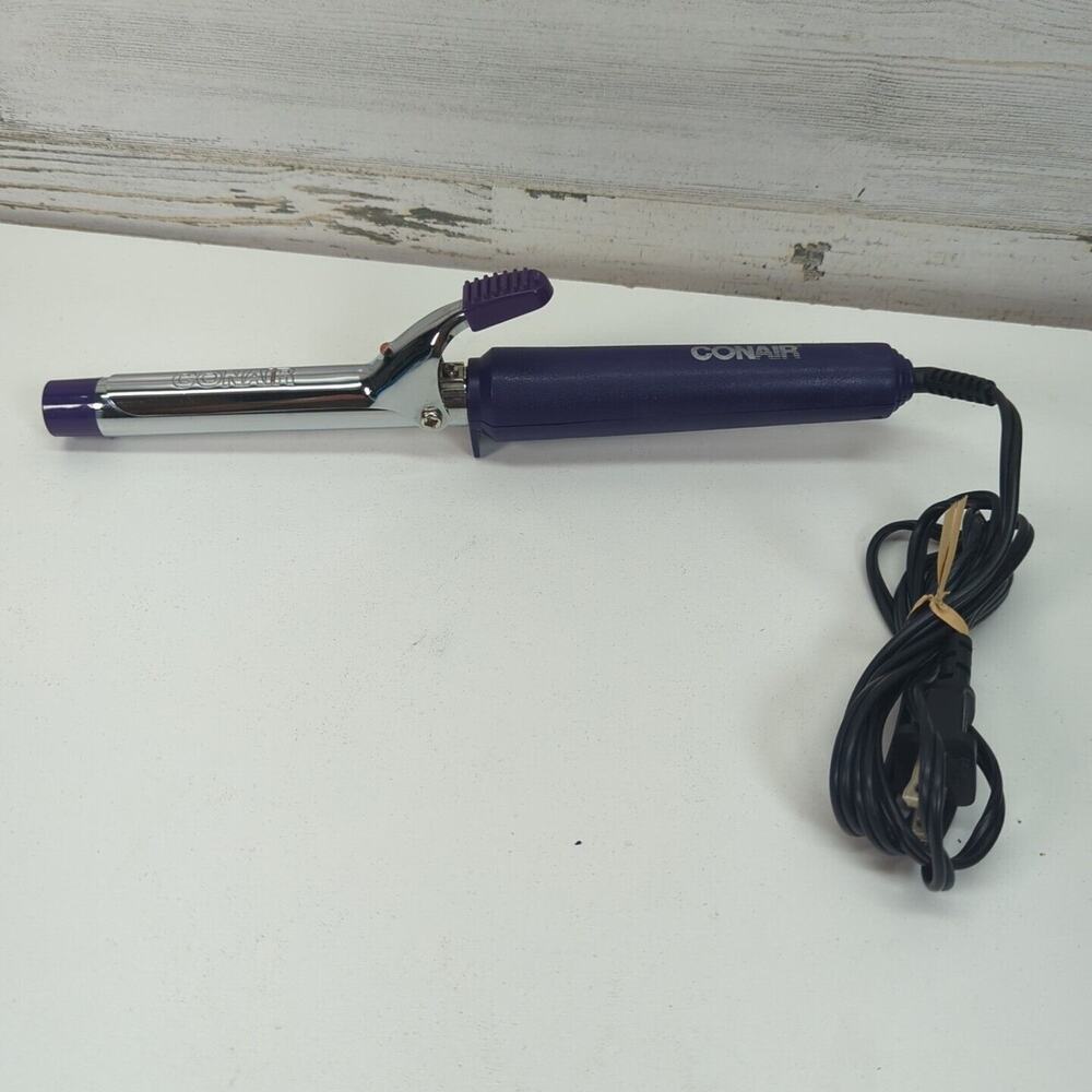 Conair Model Cd1 Tenaza 3/4 Inch Barrel Curling Iron Purple